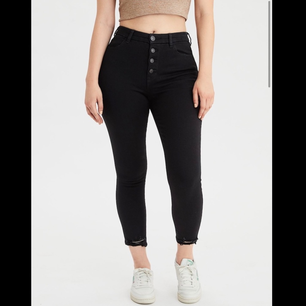AEO High Waisted Dream Jean Crop
